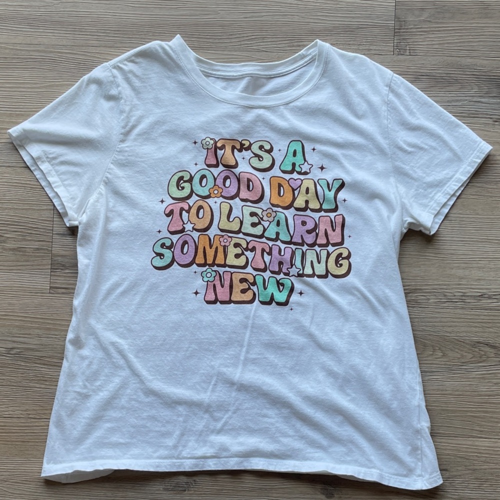 White Graphic Teacher Women’s T-Shirt